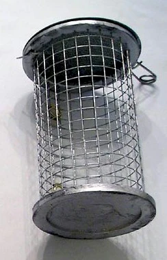 ABC CP Chum Pot w/ Snap - Galvanized Mesh - 1 Quart - Image 3