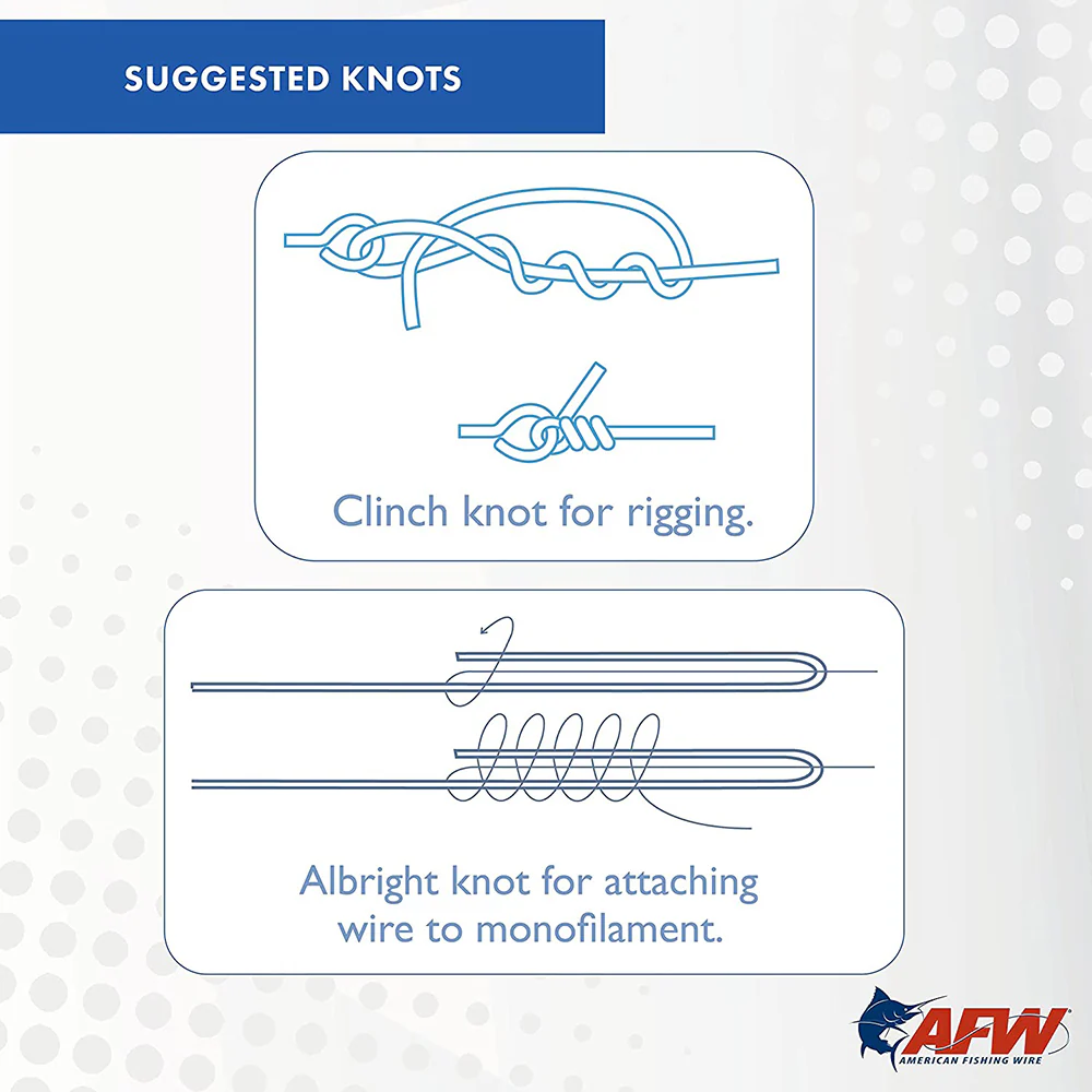 AFW Titanium Tooth Proof Single Strand Leader Wire - Image 4