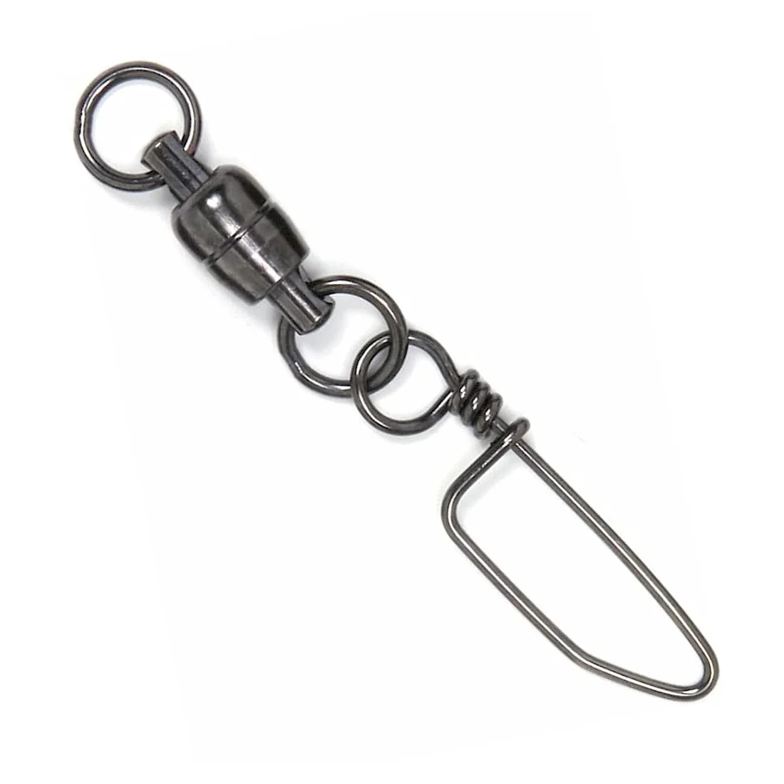 Billfisher BBSS Stainless Ball Bearing Snap Swivels, Nickel-Black 2-Ring - Image 3