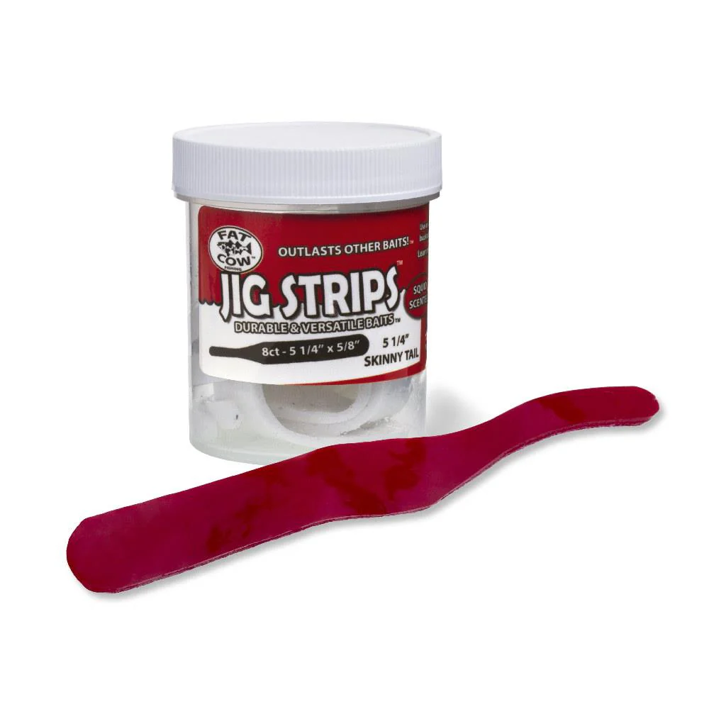 Fat Cow Jig Strips Skinny Tail - 5 1/4" x 5/8" - Image 2
