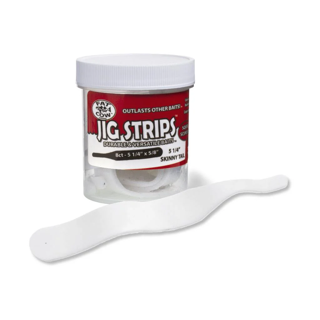 Fat Cow Jig Strips Skinny Tail - 5 1/4" x 5/8" - Image 4