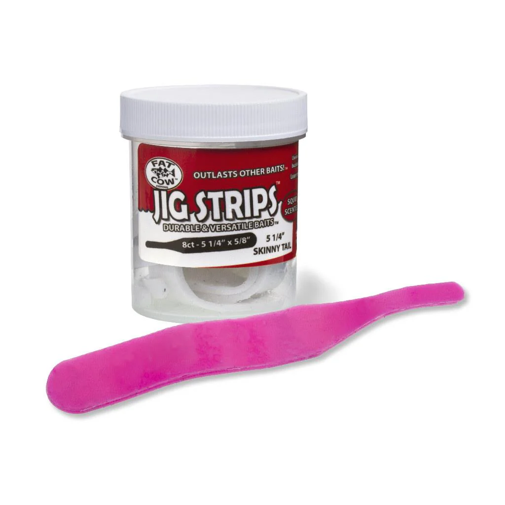 Fat Cow Jig Strips Skinny Tail - 5 1/4" x 5/8" - Image 6