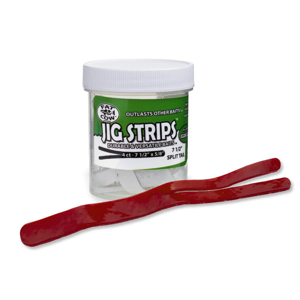 Fat Cow Jig Strips Split Tail - 5" x 1/2" - Image 8