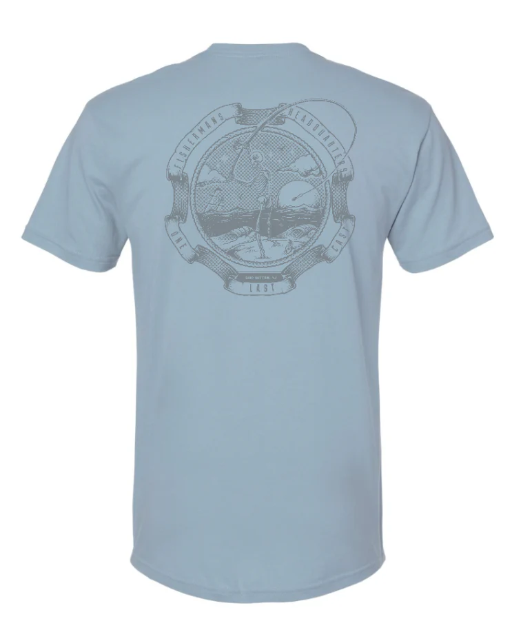 Fish Heads One Last Cast Cast Classic Crew T-Shirt - Image 6