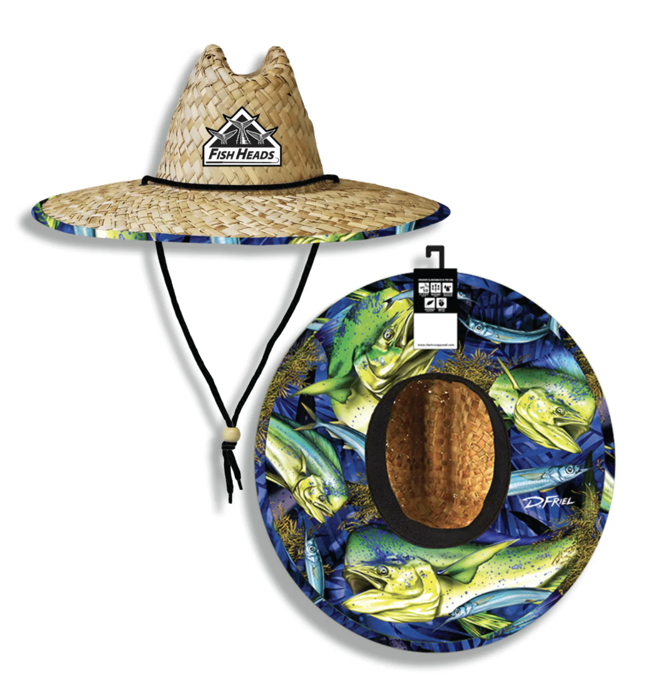 Fish Heads Straw Hat - Image 4