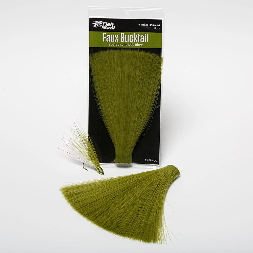 Fish Skull 6" Faux Bucktail - Image 11