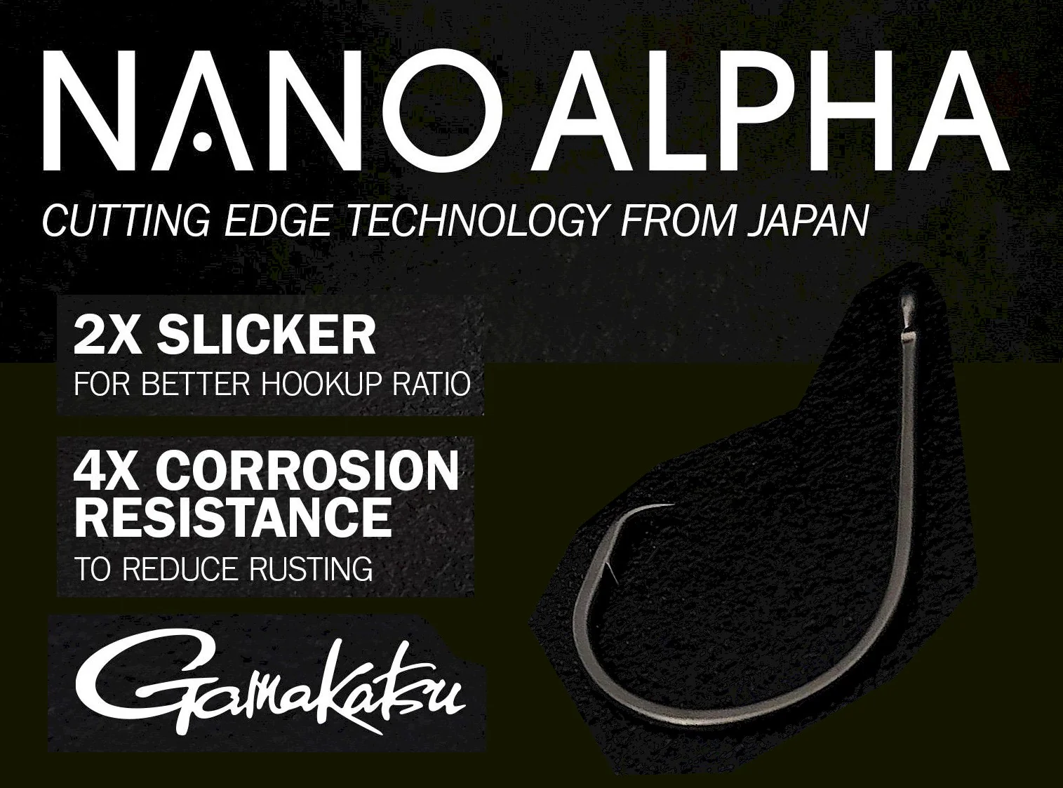 Gamakatsu Octopus Circle Straight Eye Inline Tournament Legal Nano Alpha - Image 2