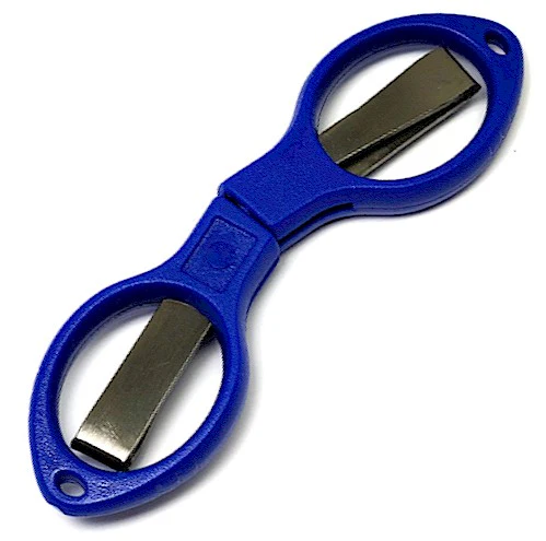 Gamakatsu SC001 Folding Braid Scissors with Split Ring Opener - Image 2