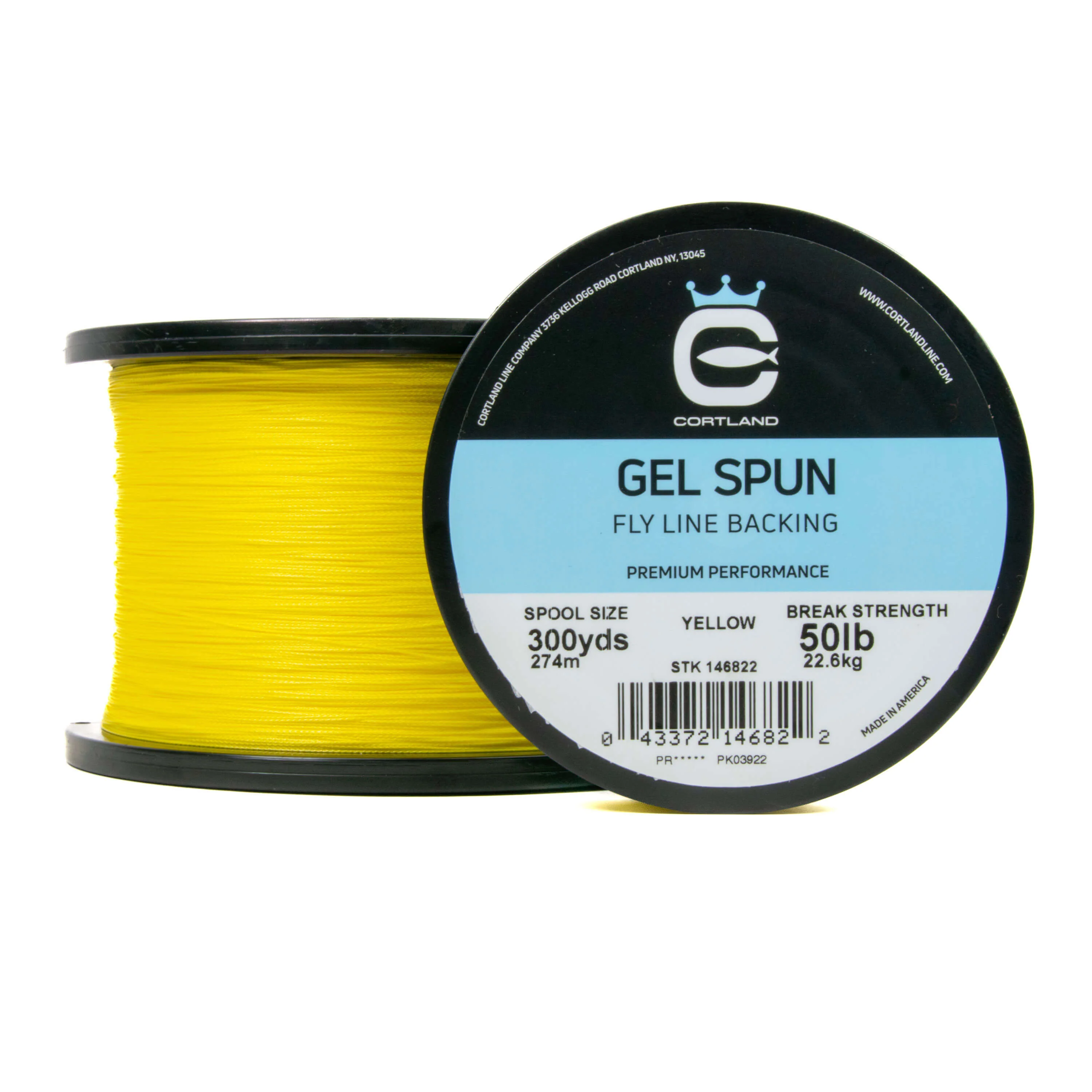Cortland Gel Spun Fly Line Backing - Yellow - Image 2