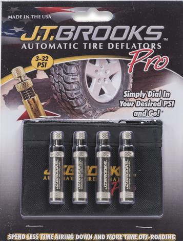 J.T. Brooks Pro Automatic Tire Deflator Set of 4 - Image 2