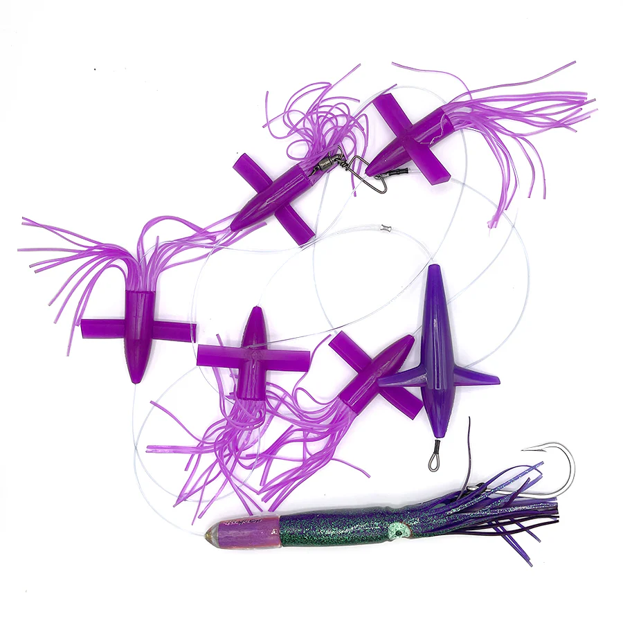 MagicTail Squid Stinger 7" Soft Bird Daisy Chain - Image 3