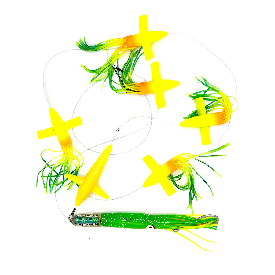 MagicTail Squid Stinger 7" Soft Bird Daisy Chain - Image 4