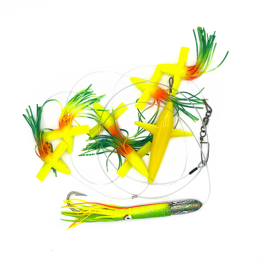 MagicTail Squid Stinger 5" Soft Bird Daisy Chain - Image 5