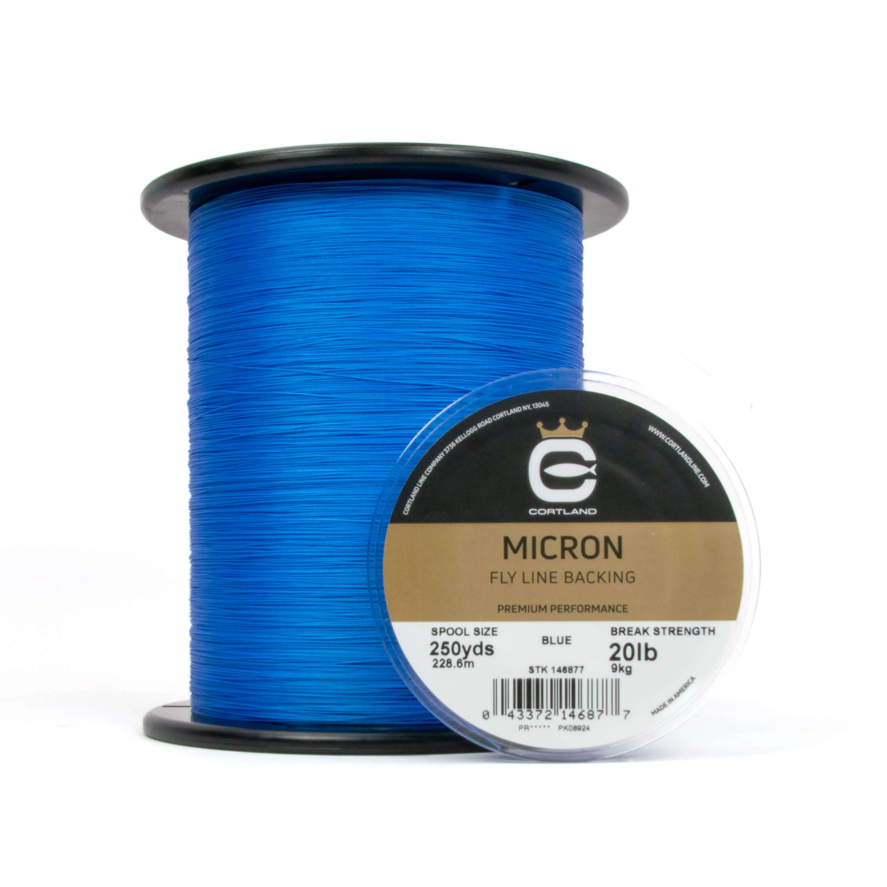 Cortland Micron Fly Line Backing - Blue - Image 2