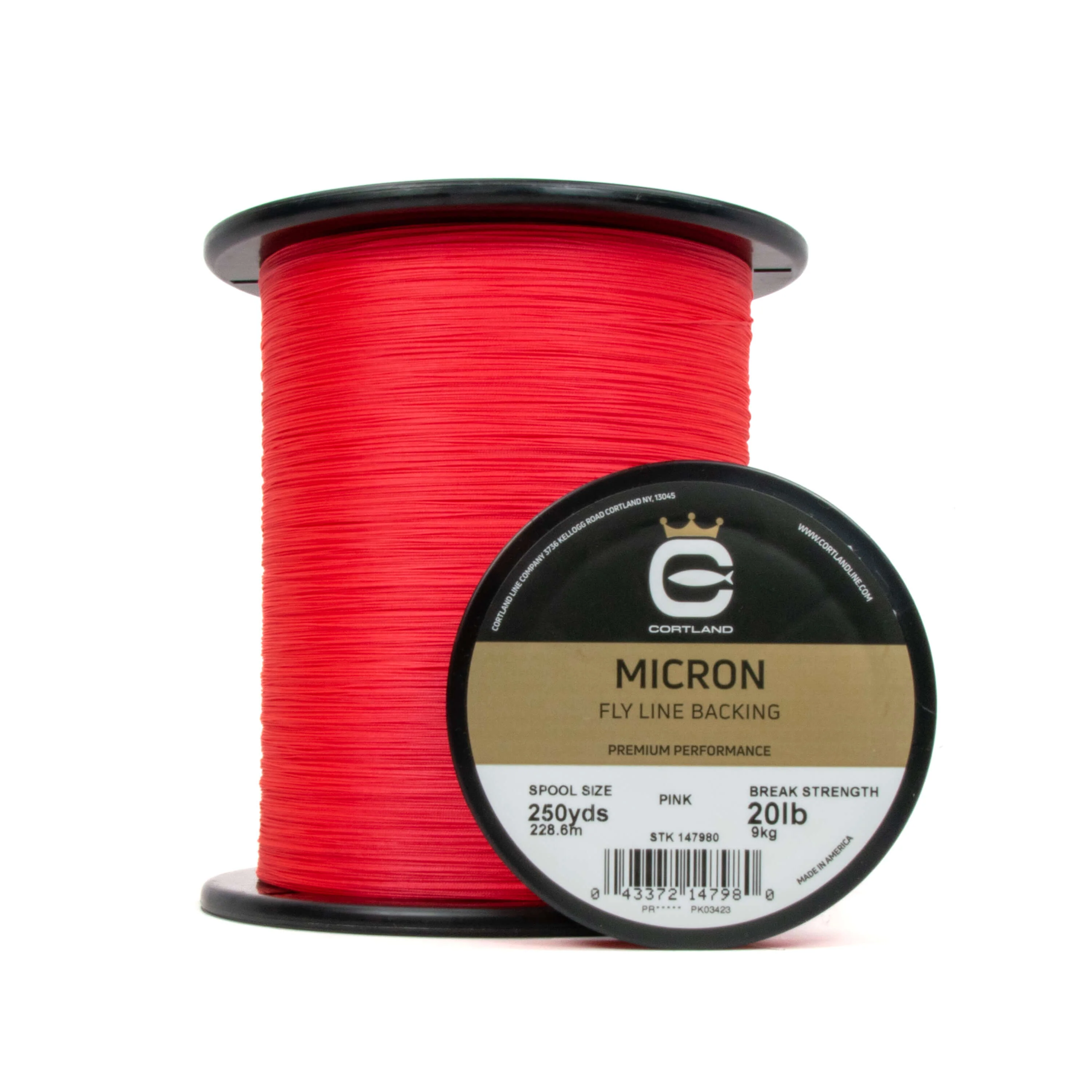 Cortland Micron Fly Line Backing - Pink - Image 2