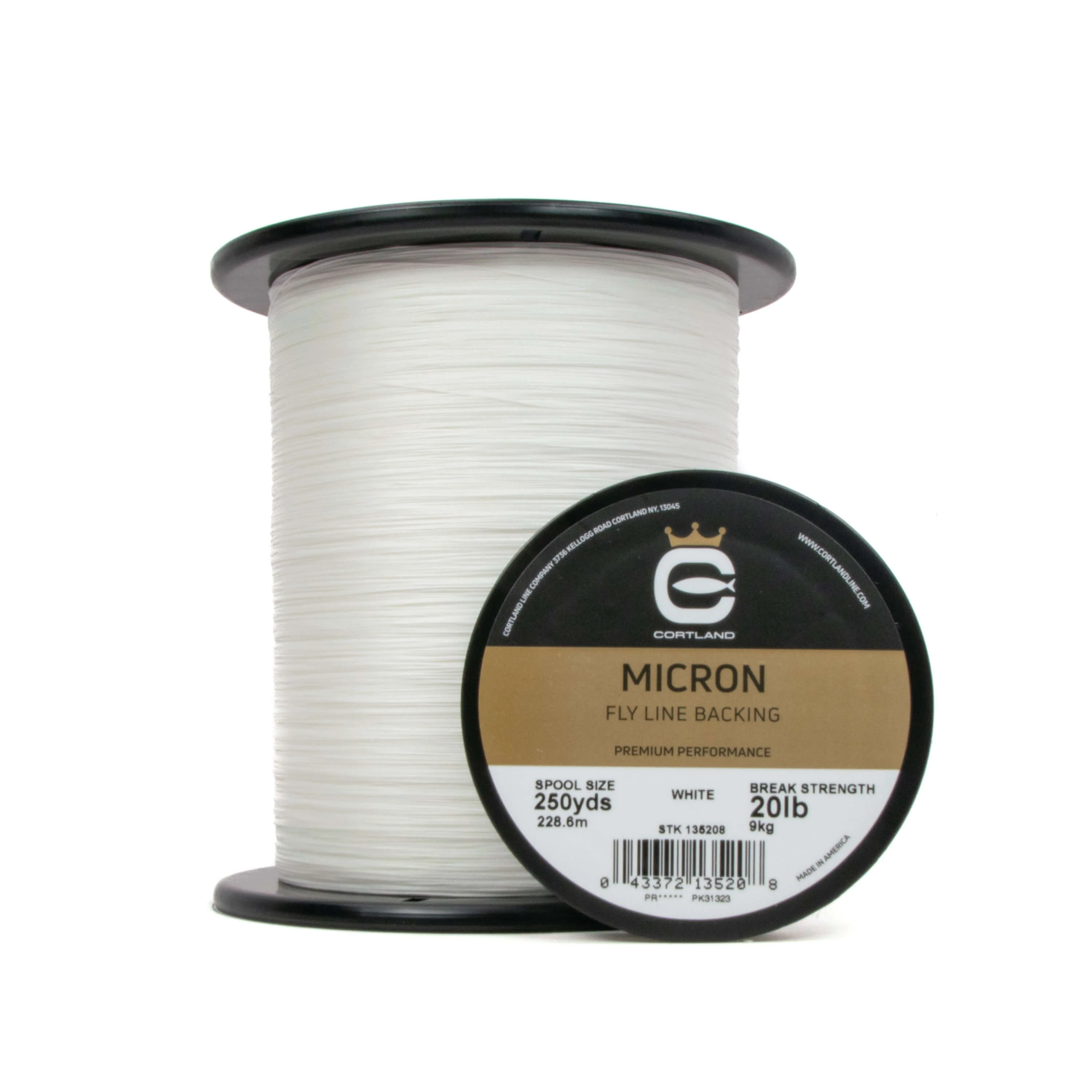 Cortland Micron Fly Line Backing - White - Image 2