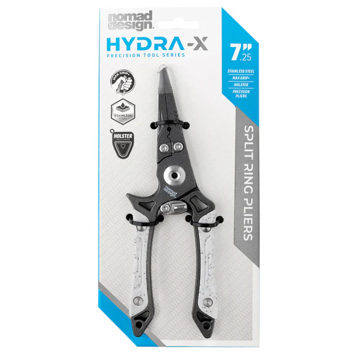 Nomad Design Hydra-X 7.25" Stainless Split Ring Pliers - Image 2