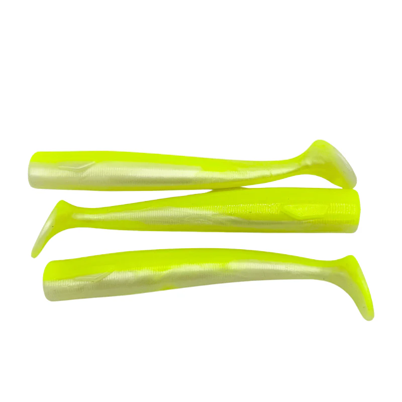 Rigatoni Tackle 7" Soft Plastic Paddle Tail (3pk) - Image 2