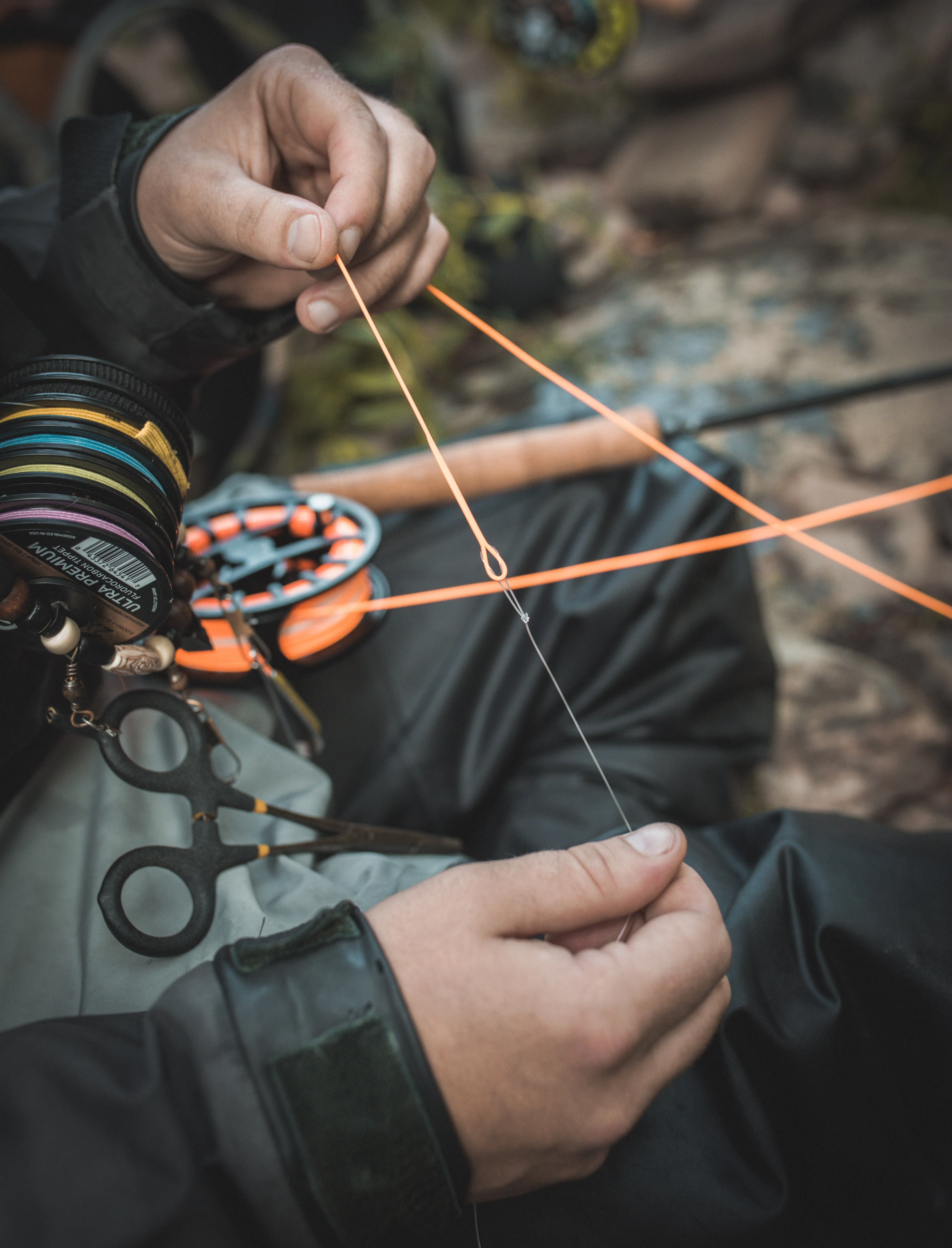 Cortland Salmon Steelhead Nylon Tapered Leaders - Image 2