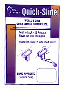 Sea Striker QSD-6P3 Quik-Slide Quick-Change Sinker Slide with #6 Snap 3Pk - Image 4