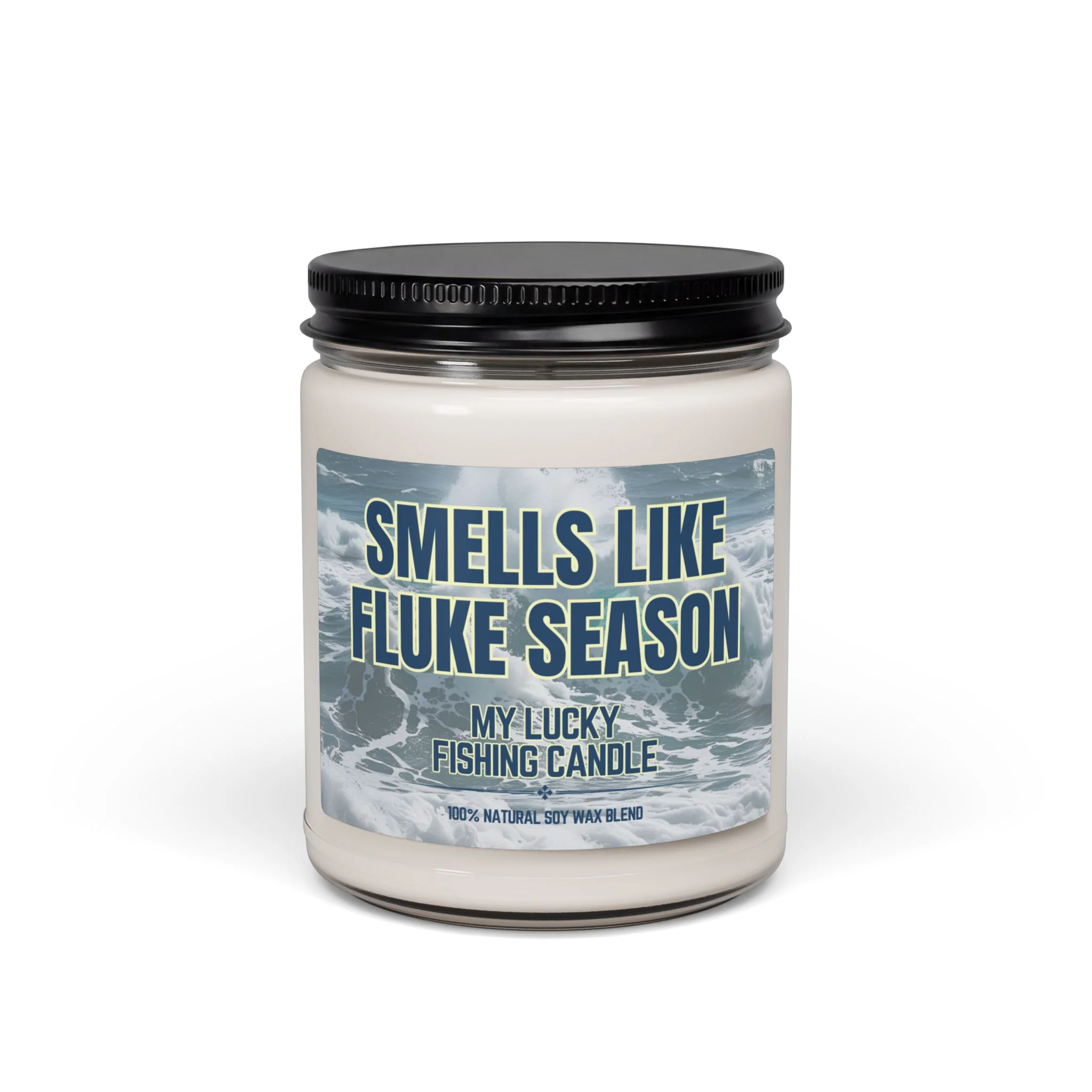 Smells Like Fluke Season — Scented Soy Candle (9 oz) - Image 8