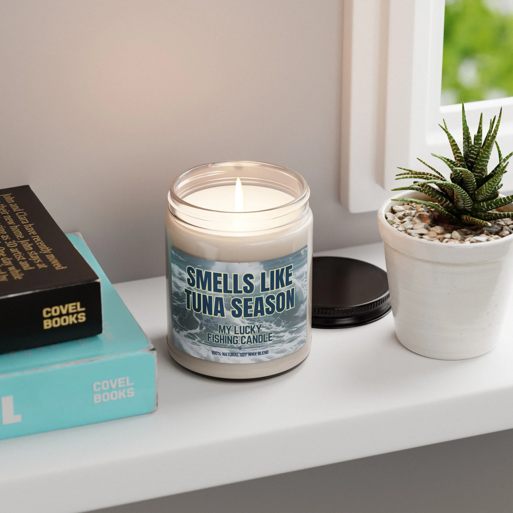Smells Like Tuna Season — Scented Soy Candle (9 oz) - Image 33