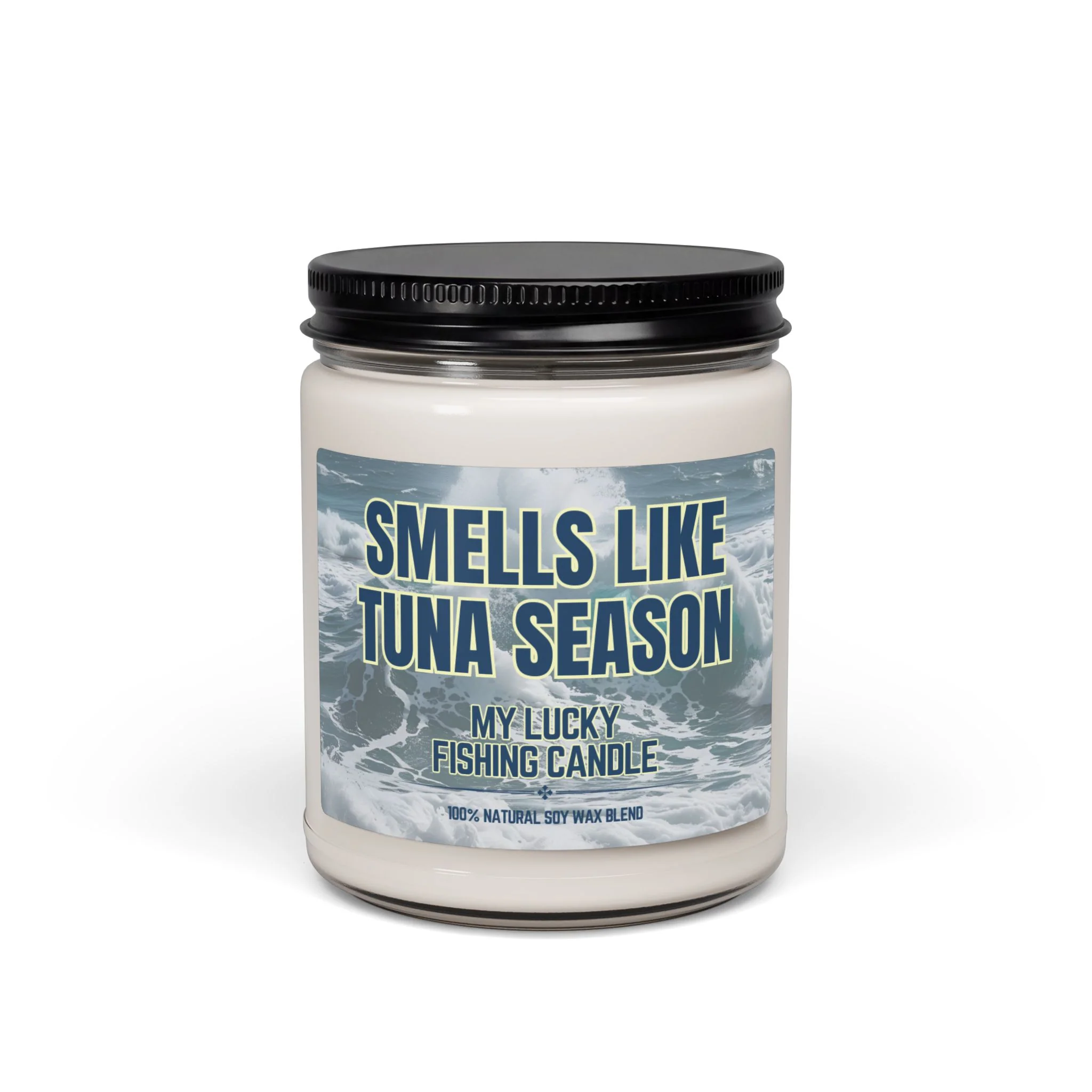 Smells Like Tuna Season — Scented Soy Candle (9 oz) - Image 8