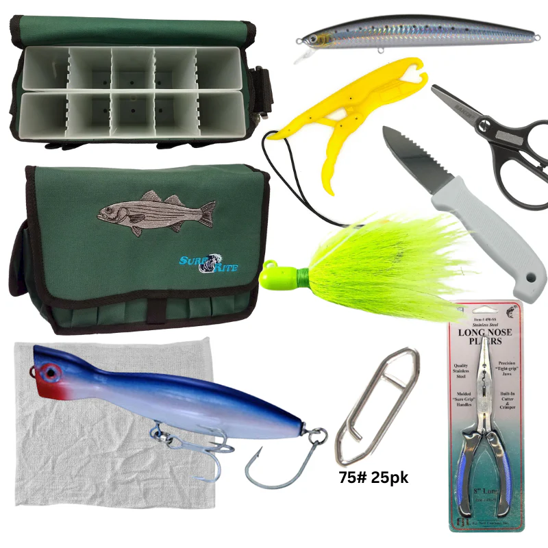 Saltwater Surfcasters Bundle with Bag & Essential Gear - Image 5