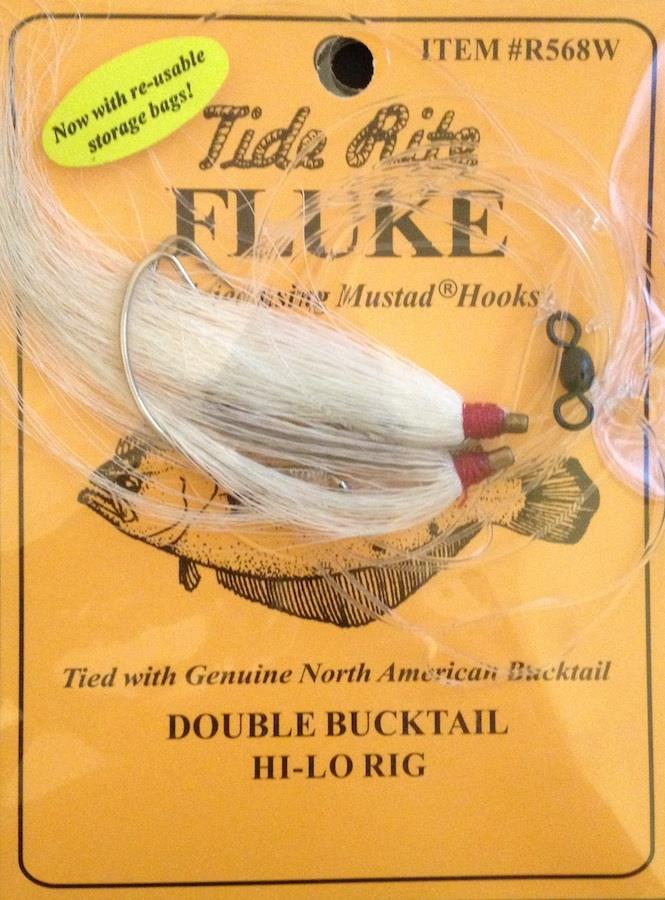 Tide Rite R568 Hi-Lo Wide Gap Hook W/ Bucktail Fluke Rig - Image 3