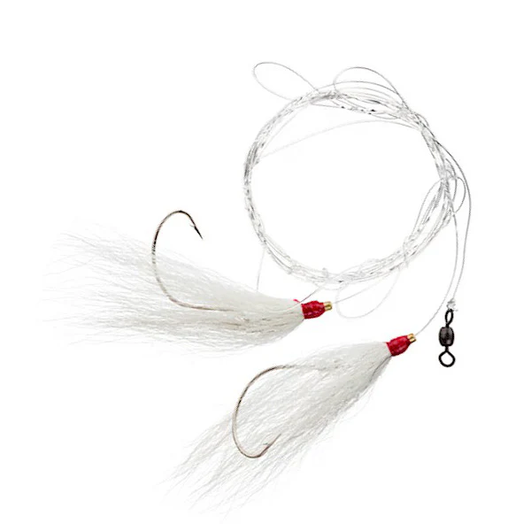 Tide Rite R568 Hi-Lo Wide Gap Hook W/ Bucktail Fluke Rig - Image 4