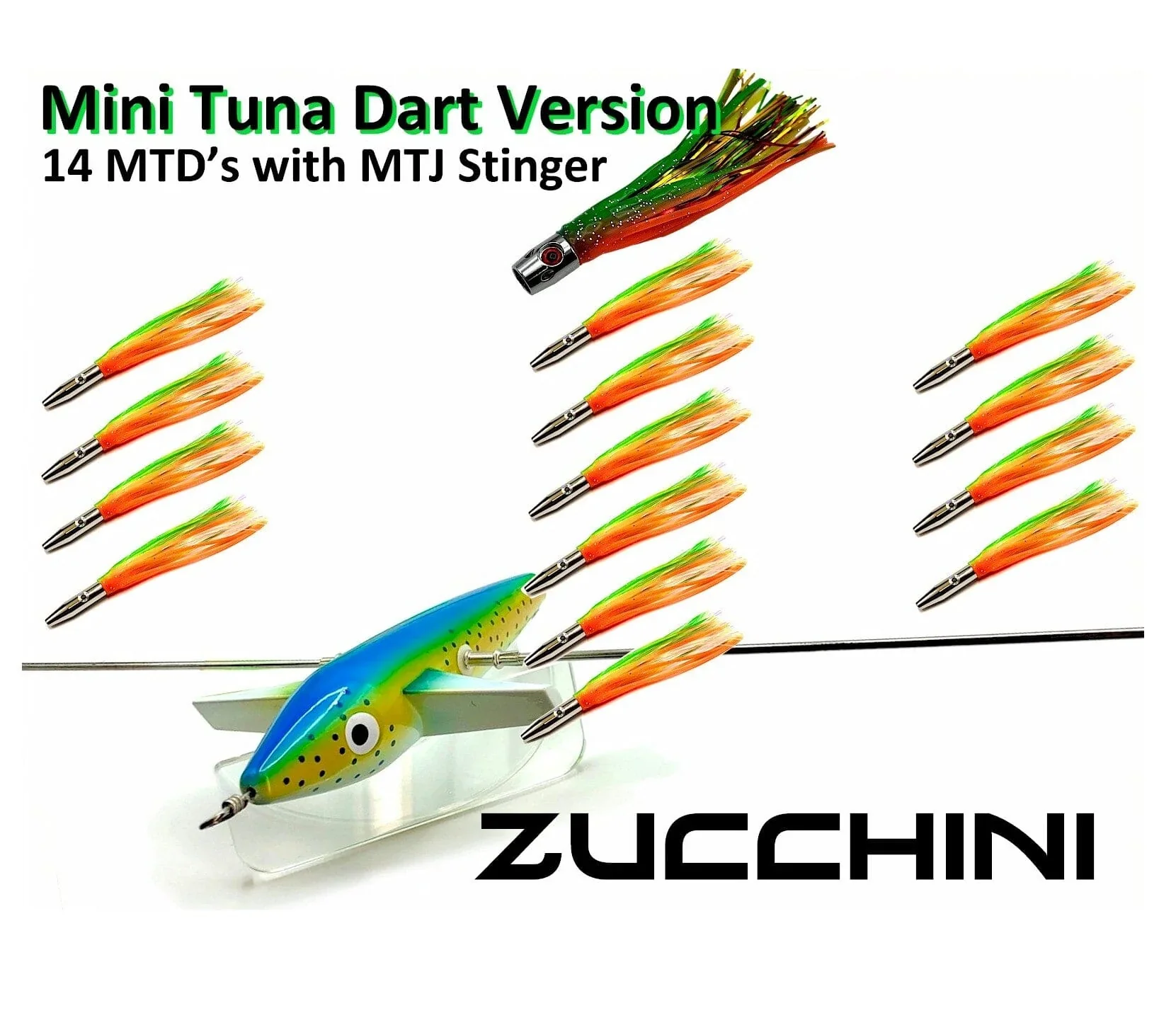Tormenter Sidewinder Tracker Mini Tuna Dart Spreader Bar - Image 2