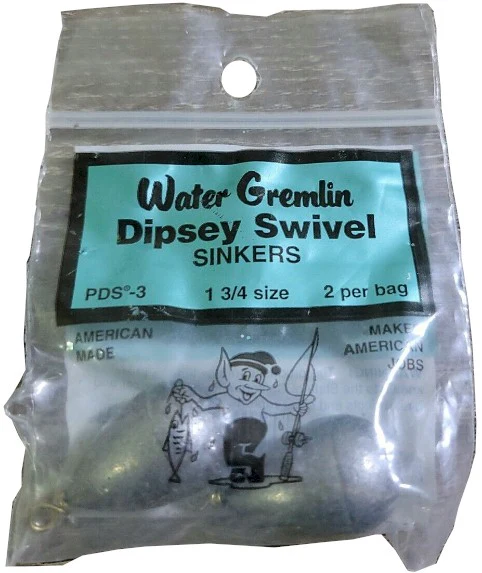Water Gremlin PDS Dipsey Swivel Lead Sinker - Image 4