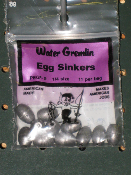 Water Gremlin PEG Lead Egg Sinker - Image 4
